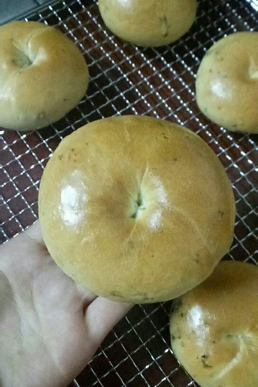 海苔芝士贝果