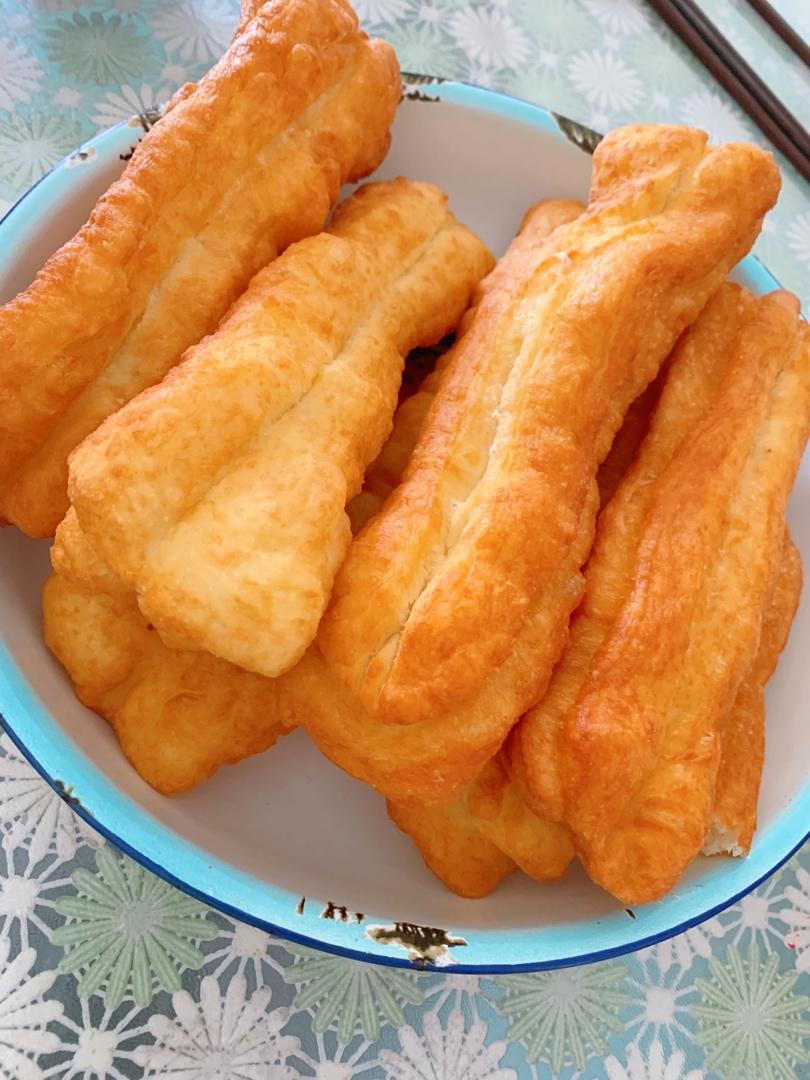快手早餐～自制油条（酵母版，不含泡打粉、膨松剂）