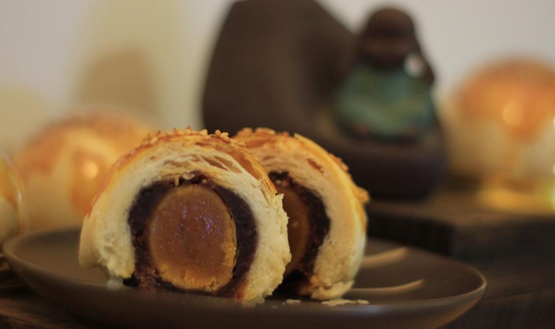 超简单 免揉 酥掉渣的蛋黄酥(超详细附全程视频)不破酥『万能酥皮』