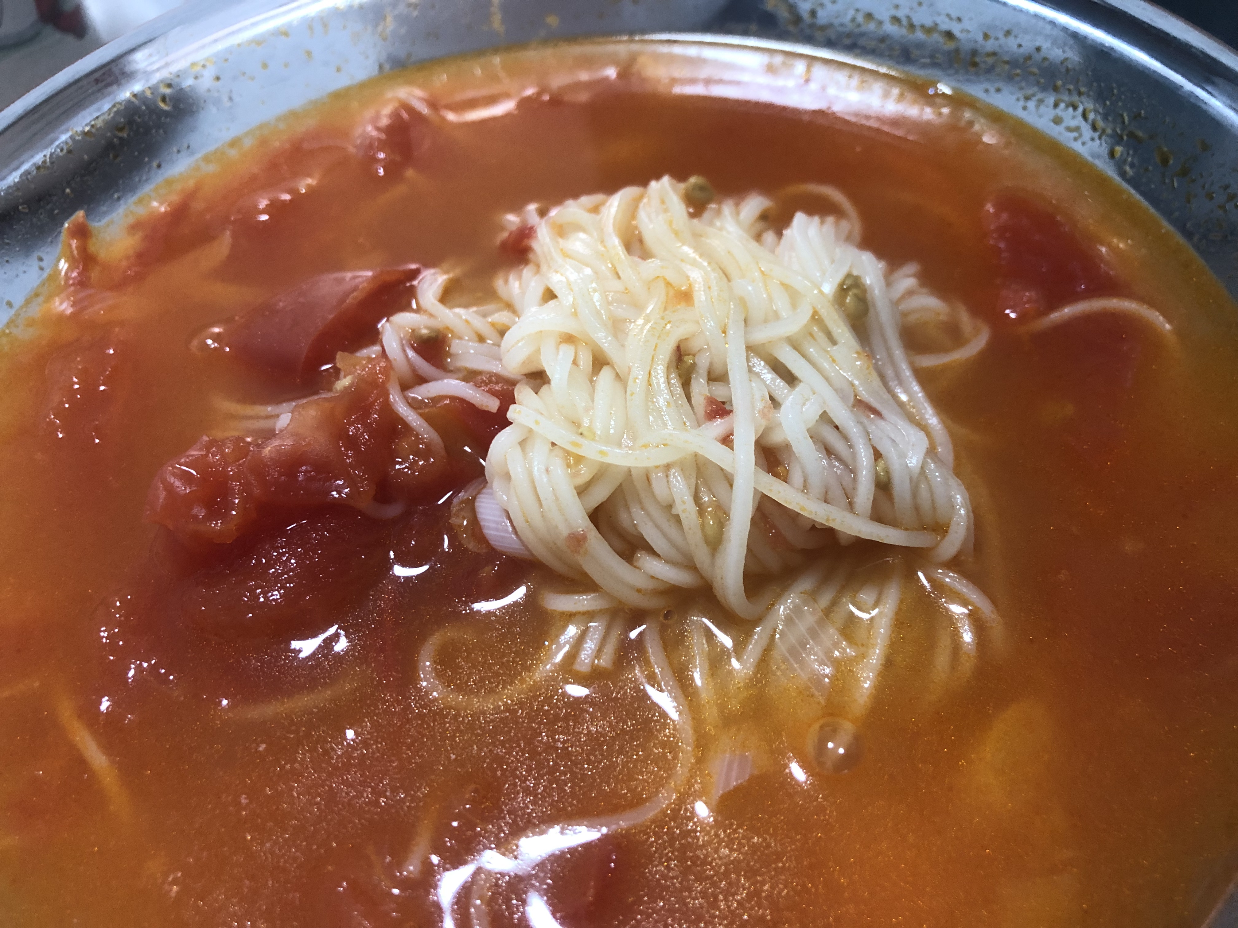 番茄浓汤面/炝锅面的做法