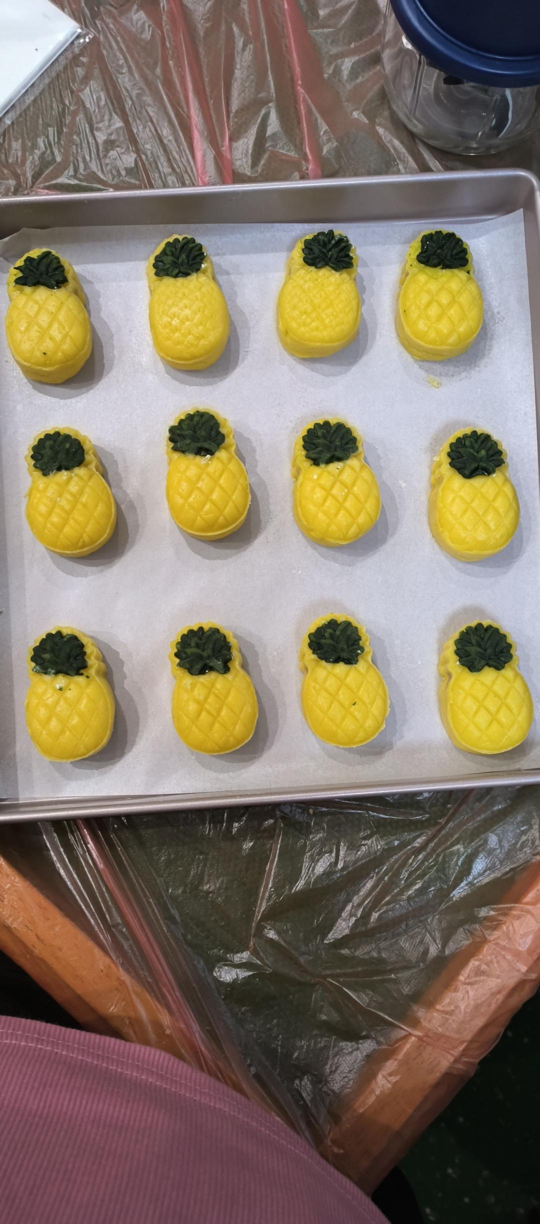 凤梨酥饼➕酸甜可口的纯凤梨馅