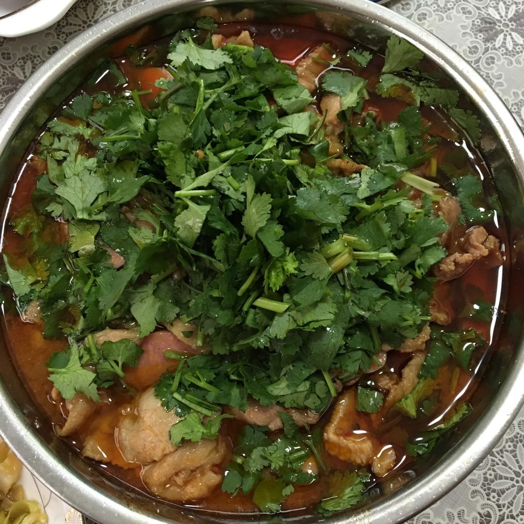 水煮肉片 Sichuan Boiled Spicy Pork