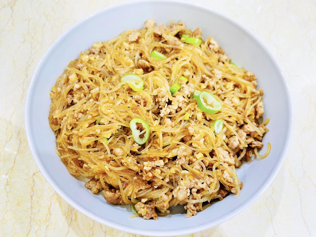 蚝油肉沫粉丝煲