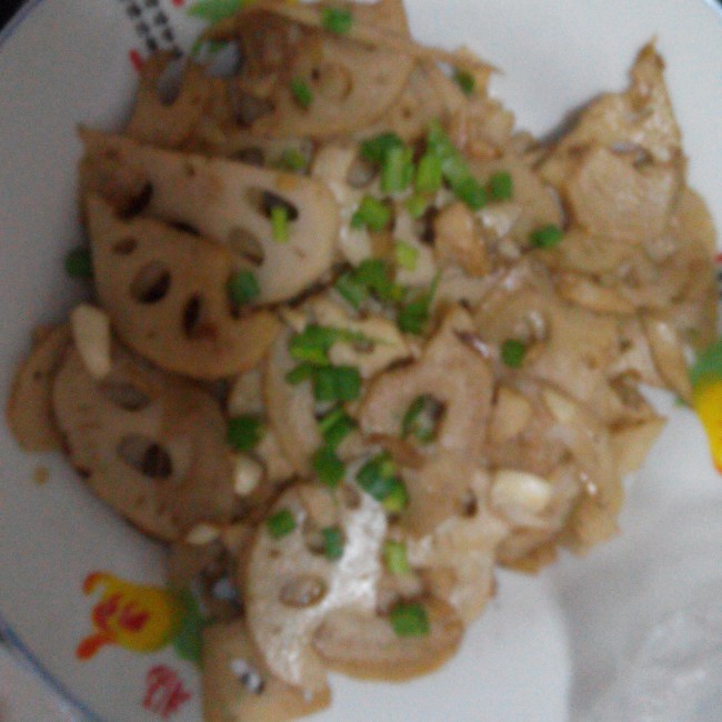 素炒藕片