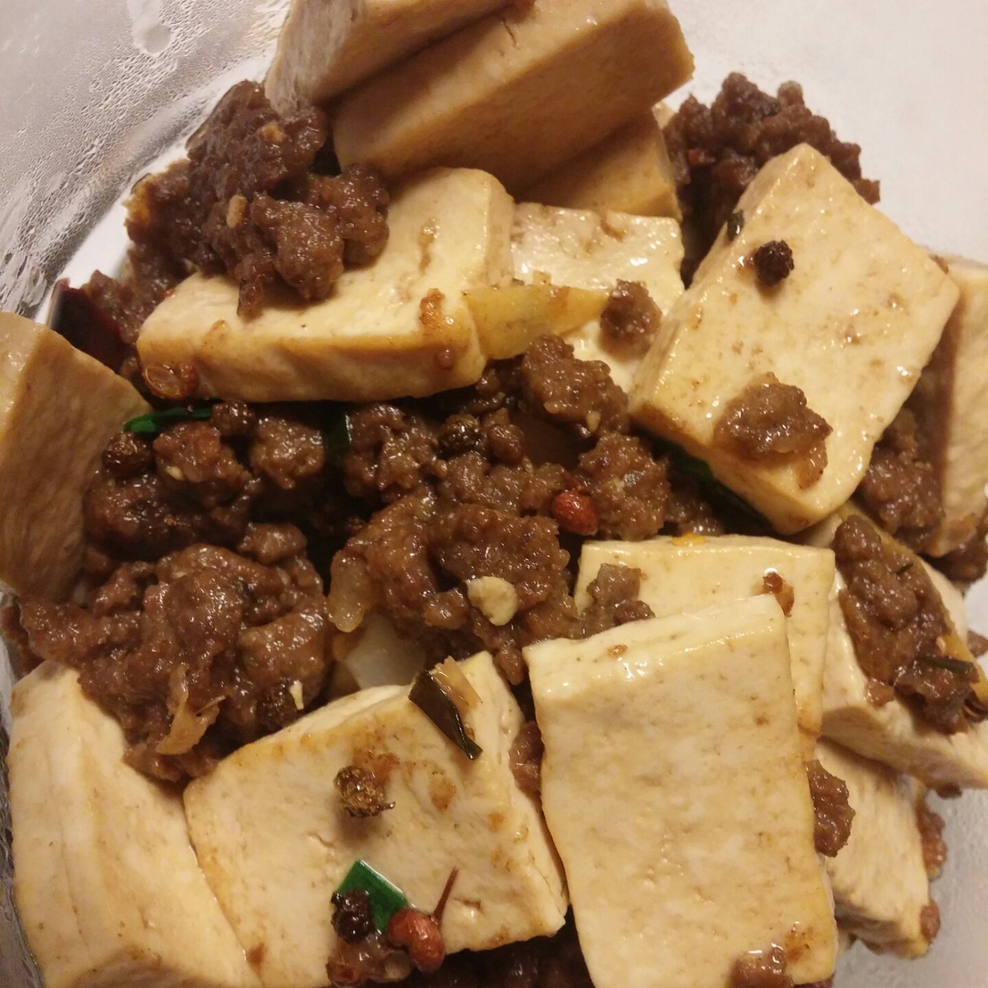 家常红烧肉末豆腐