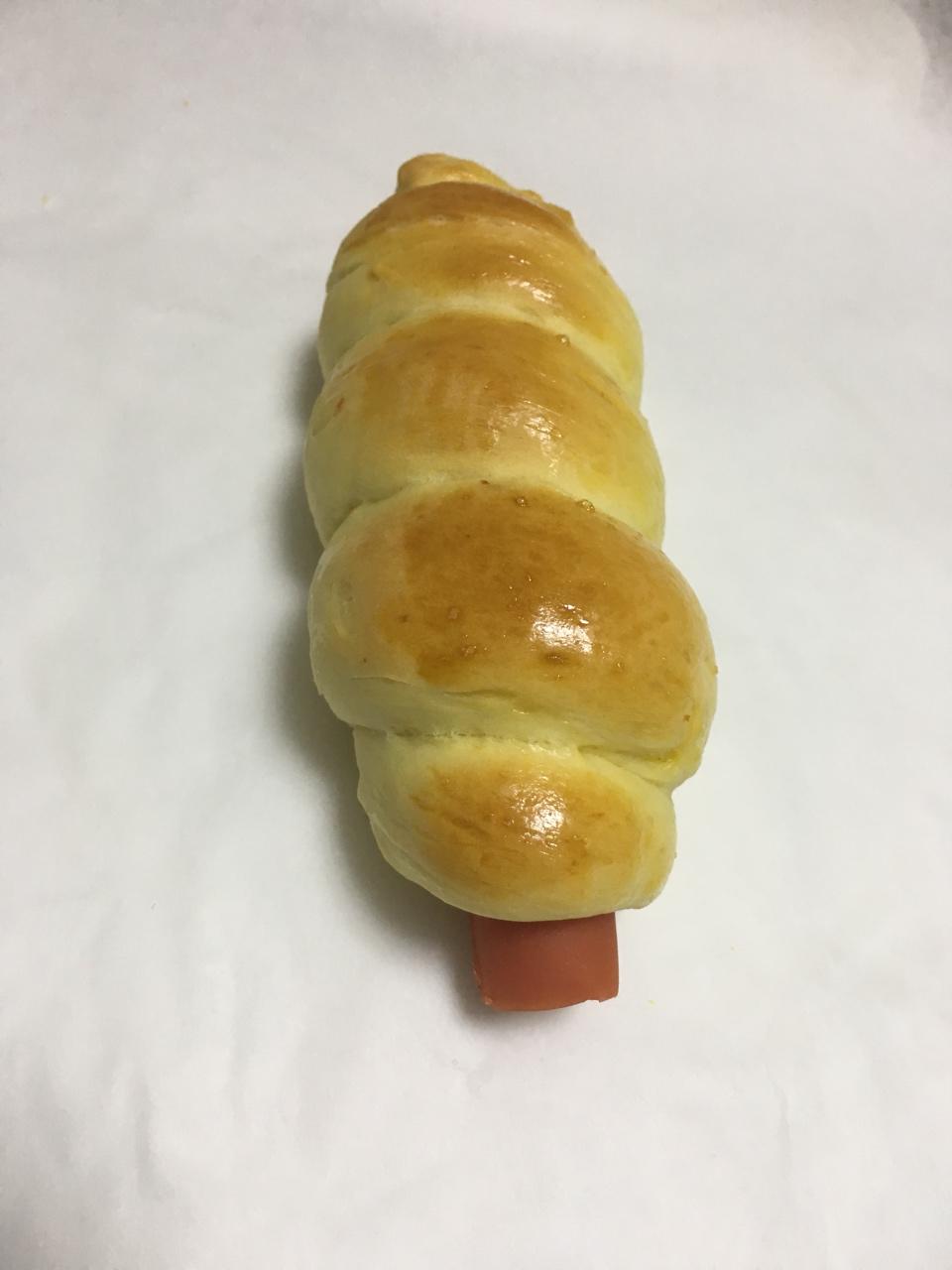 葱花火腿面包