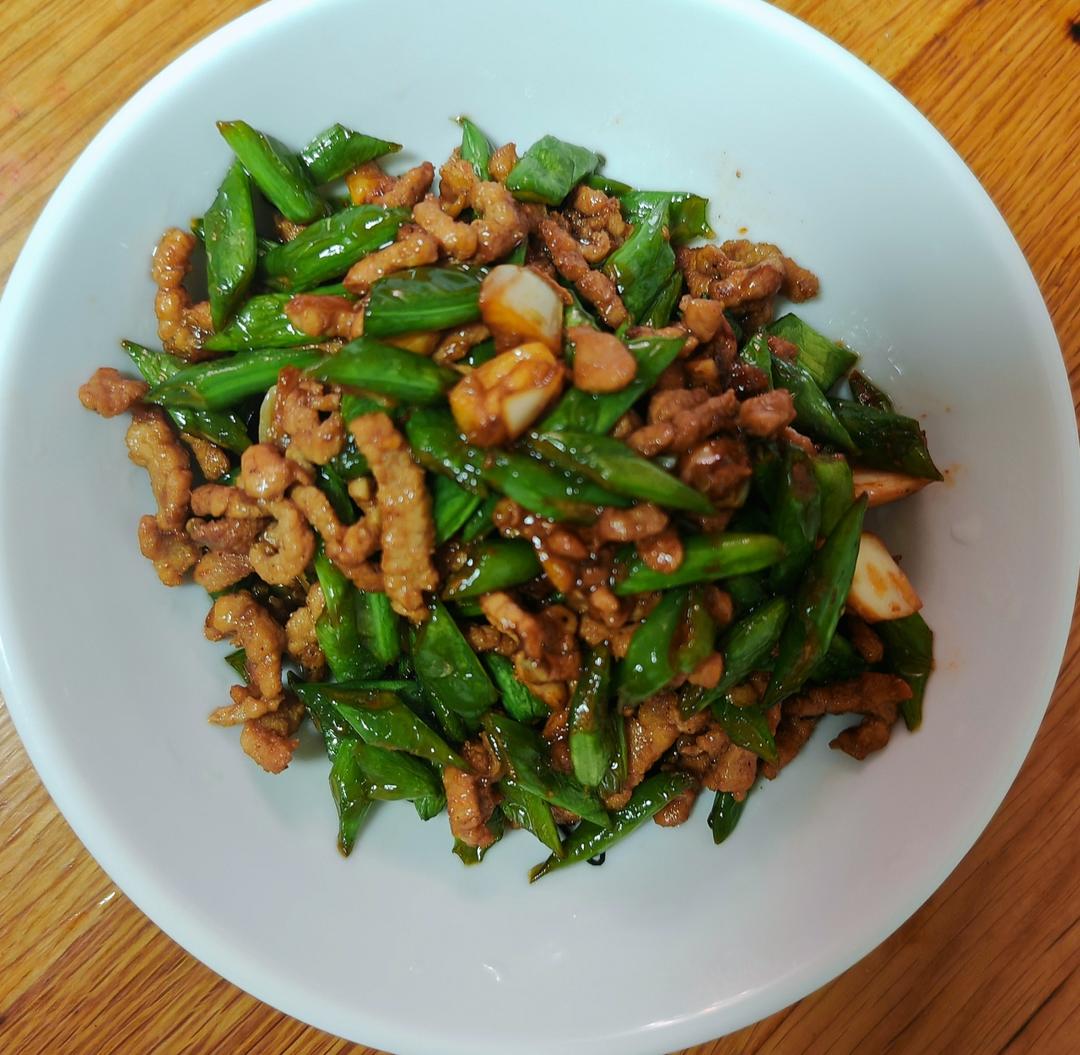 豆角炒肉丝