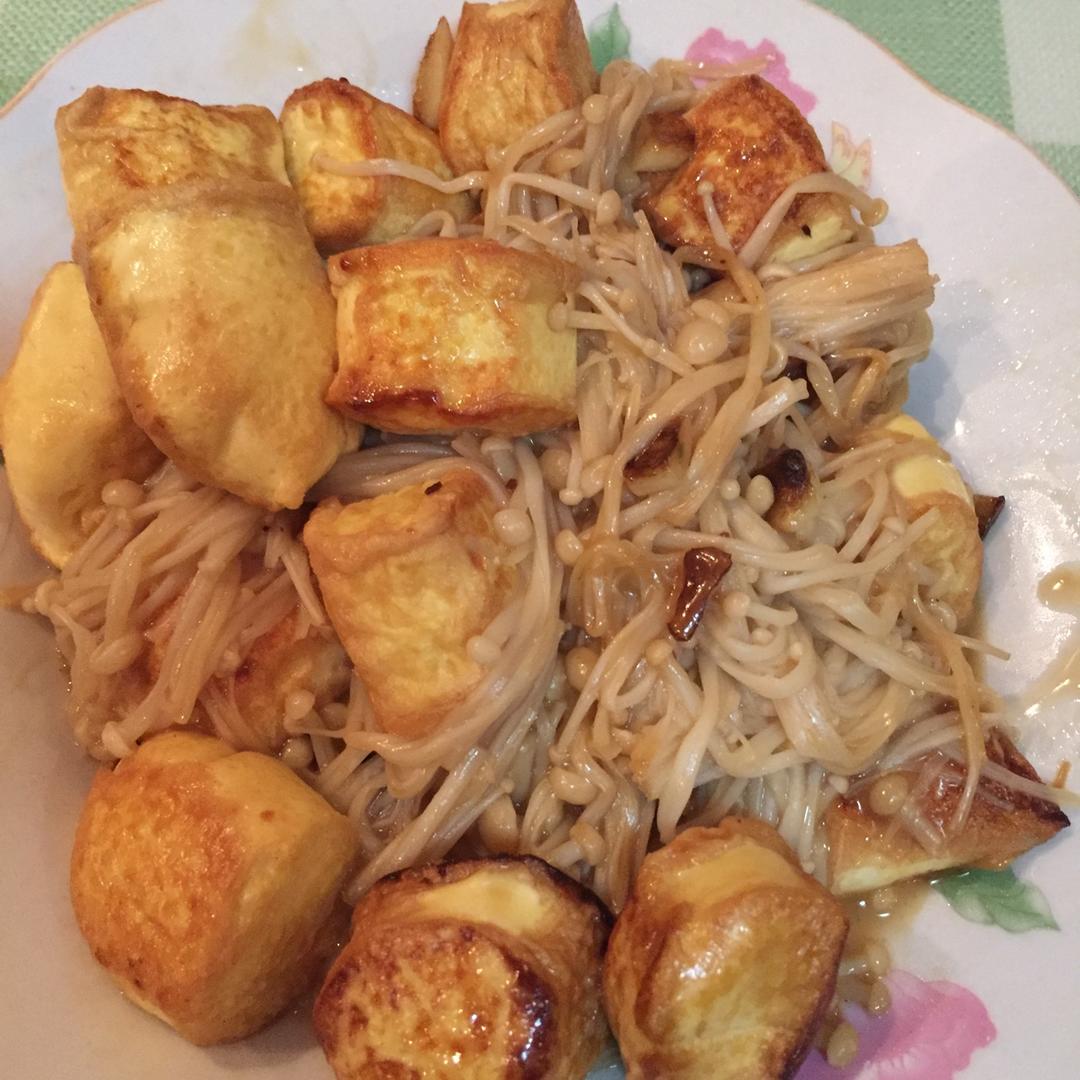 超级下饭菜--金针菇日本豆腐