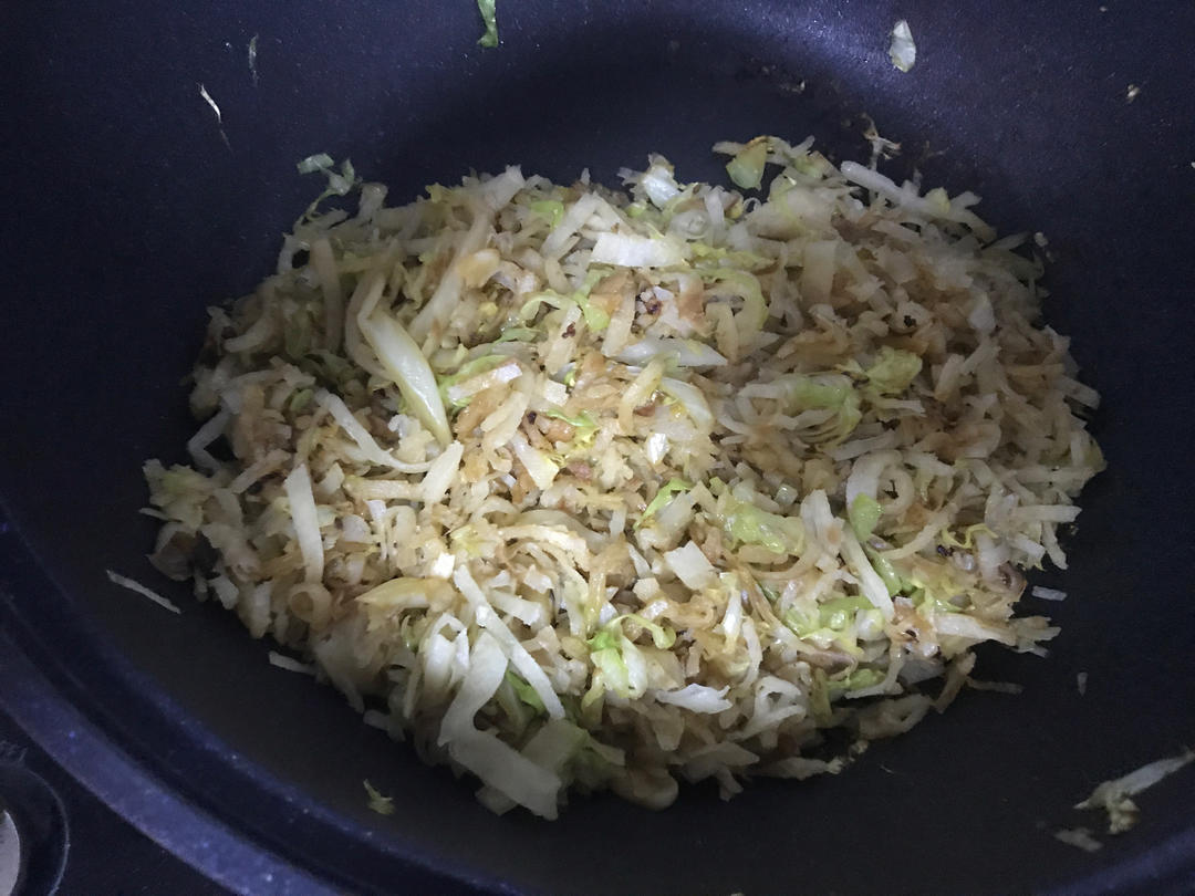 圆白菜肉炒饼