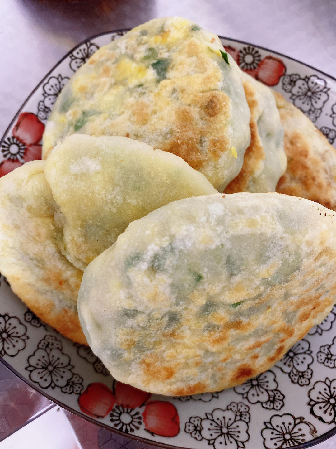 韭菜鸡蛋馅饼