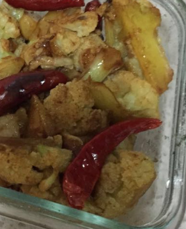 老丁的私房菜-干锅花菜