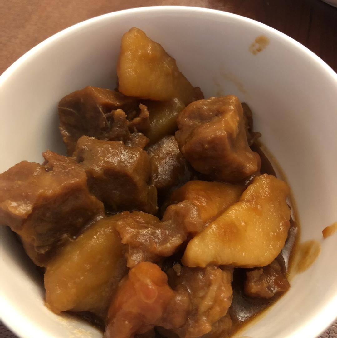 西红柿土豆炖牛肉
