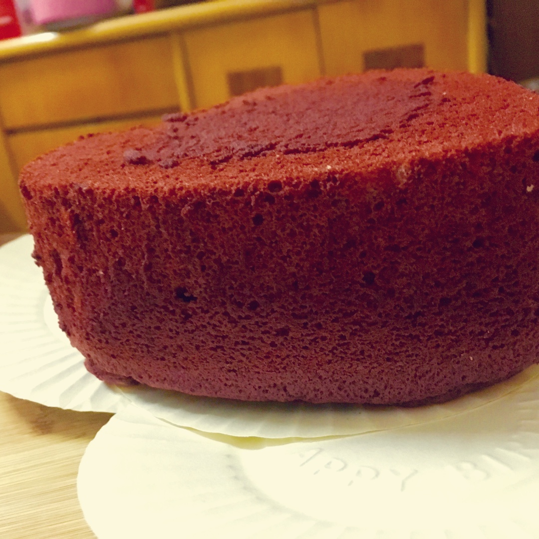 暖心红丝绒蛋糕［6寸绵软戚风版 ］