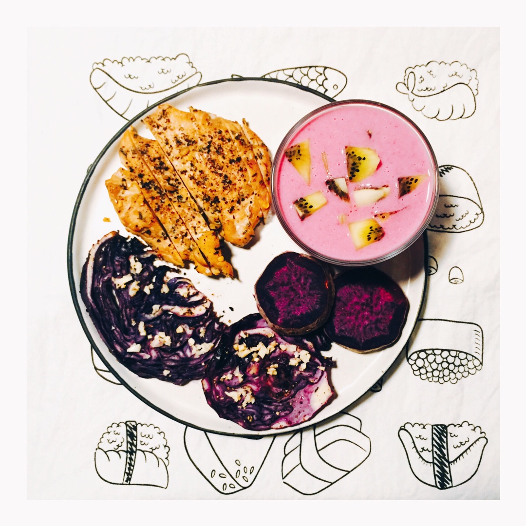 【健康三餐】香烤紫甘蓝