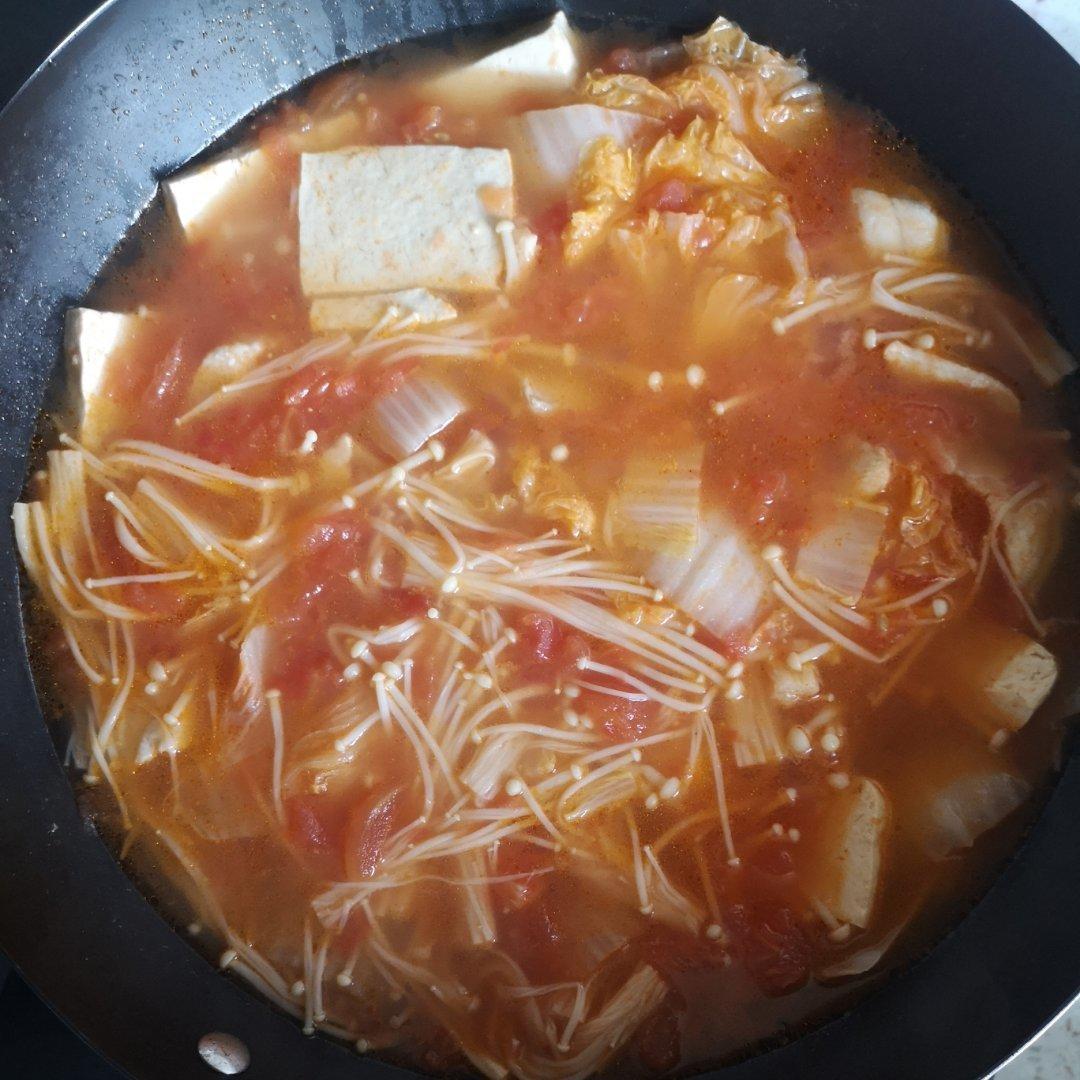 番茄肥牛金针菇