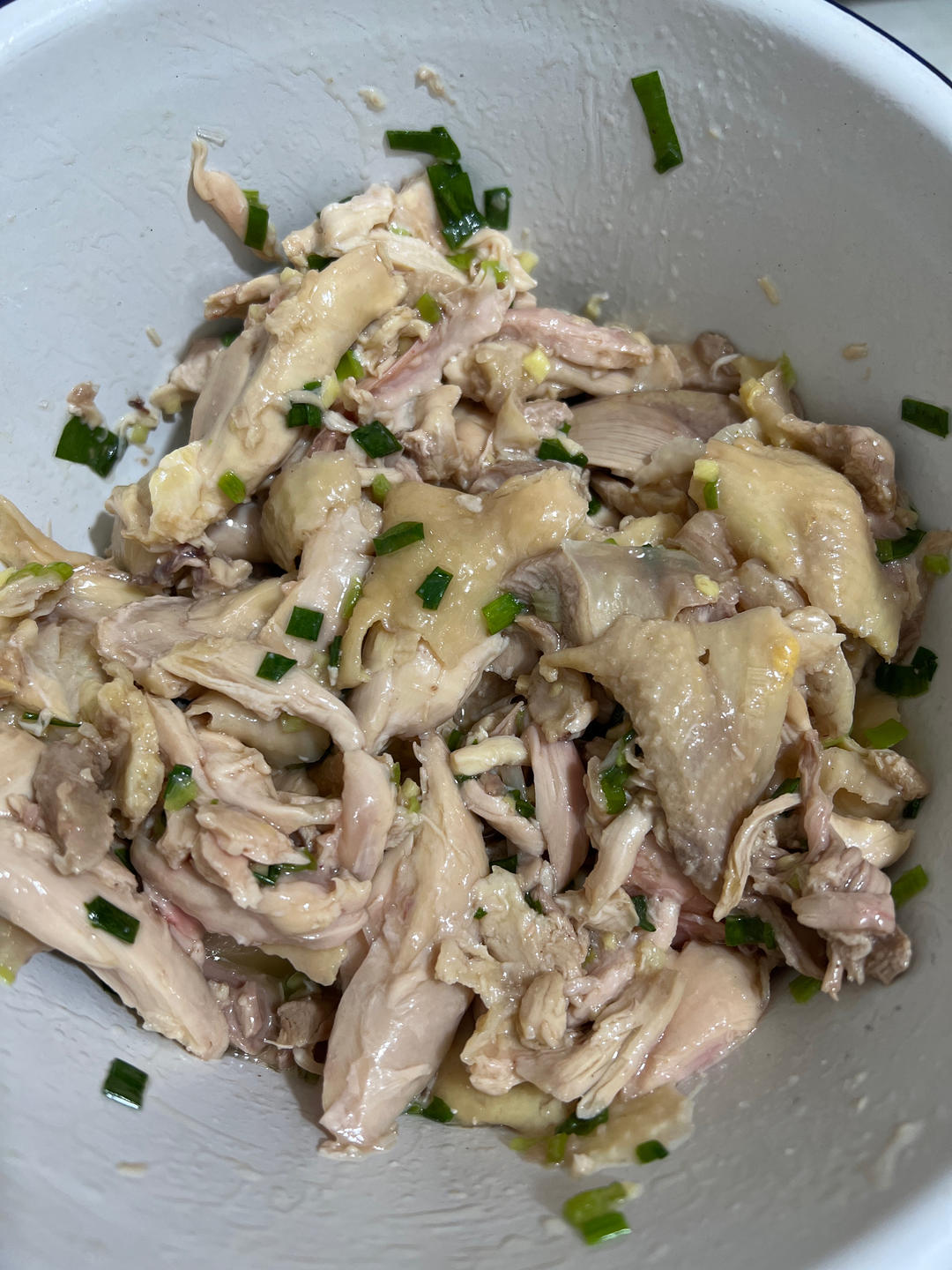 嫩滑葱油鸡腿