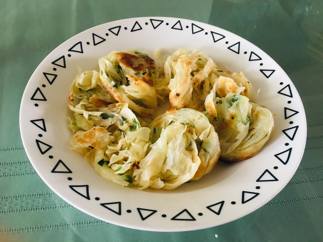 饺子皮盘金丝儿（盘丝饼)