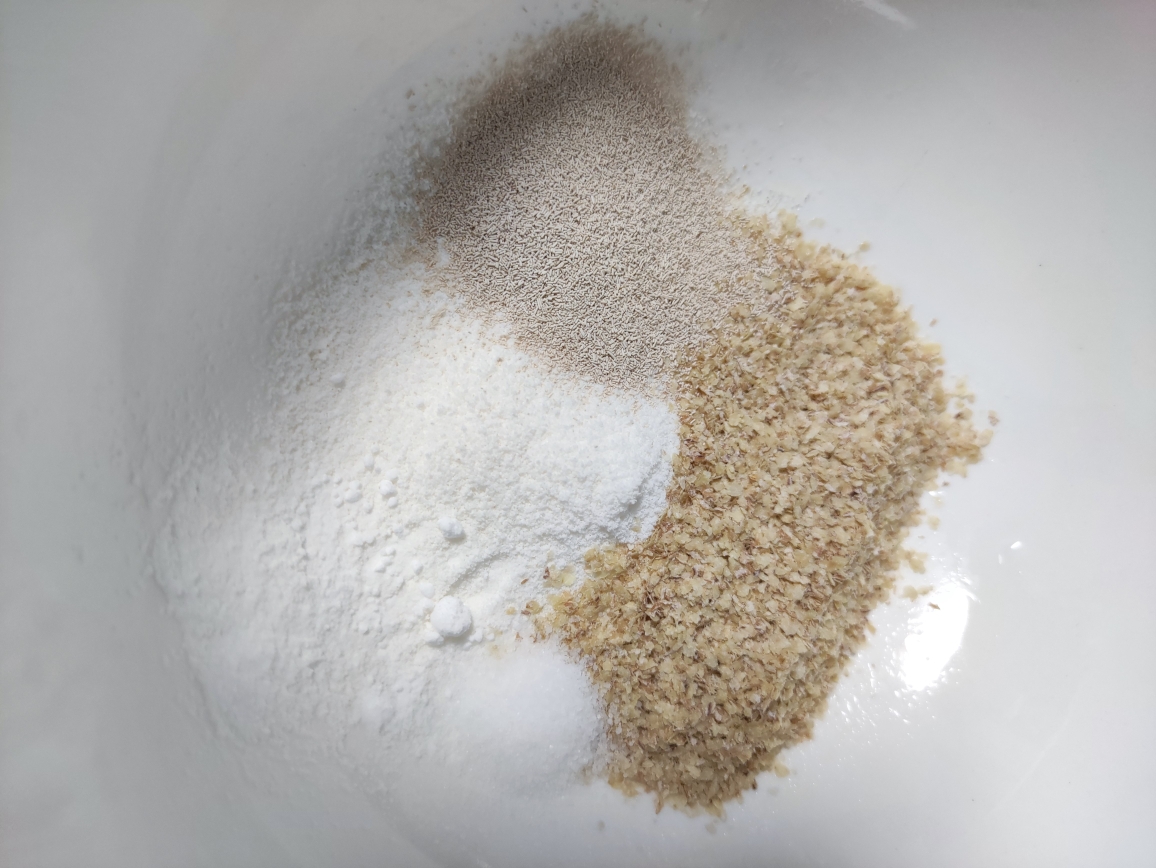 纯素小麦胚芽苏打饼的做法 步骤1