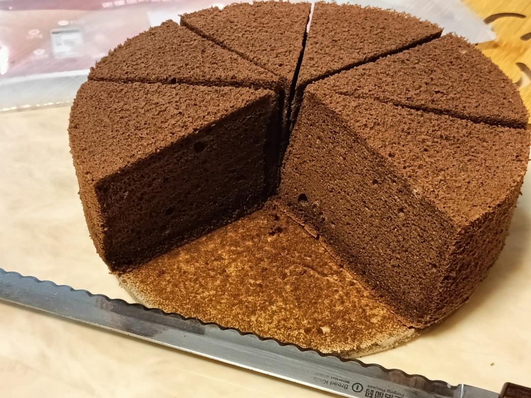 巧克力戚风蛋糕6寸(基础易成功版)