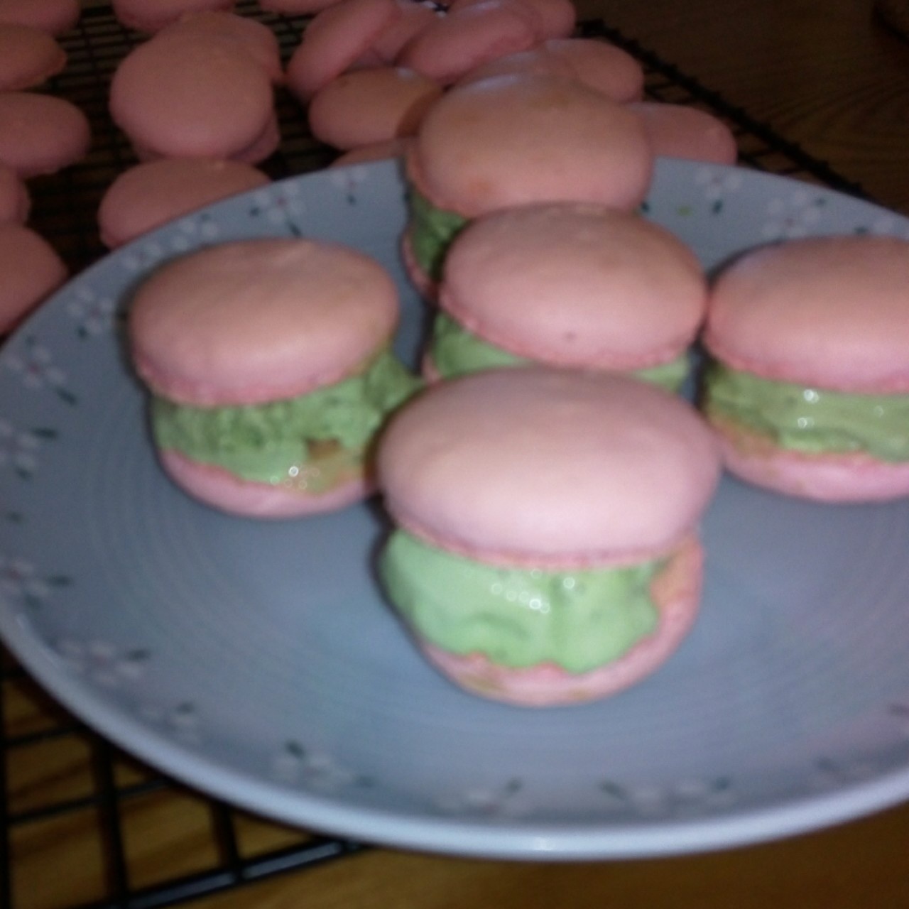 马卡龙冰淇淋三明治