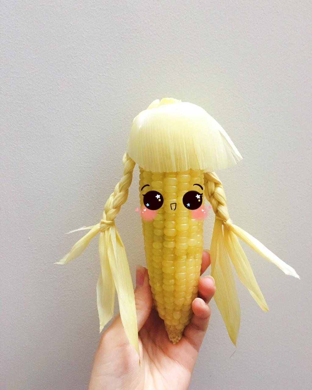 梦想成为大厨的菜鸟做的辫子玉米君