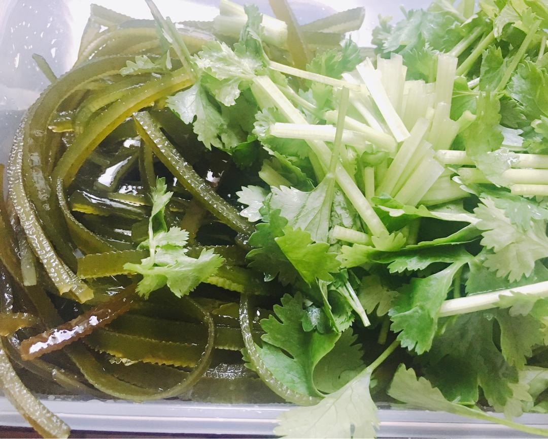 快速零嘴 凉拌海带丝的做法