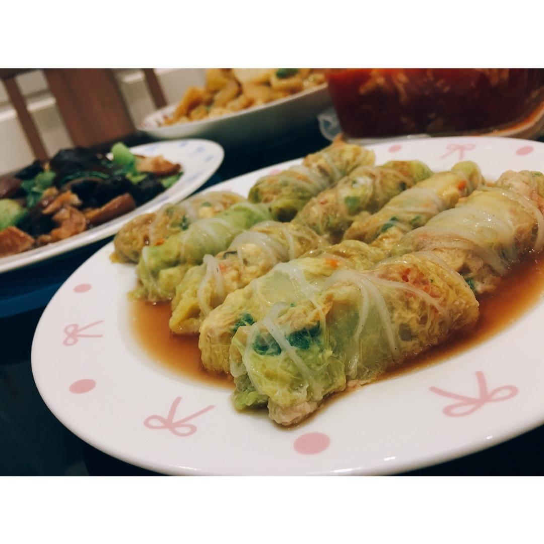肉沫白菜卷