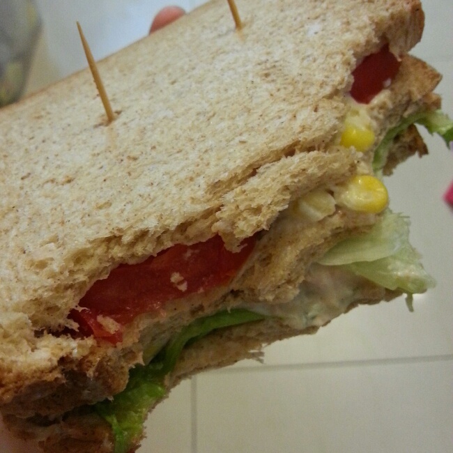 TUNA AND SWEETCORN PANINI 吞拿鱼玉米帕尼尼