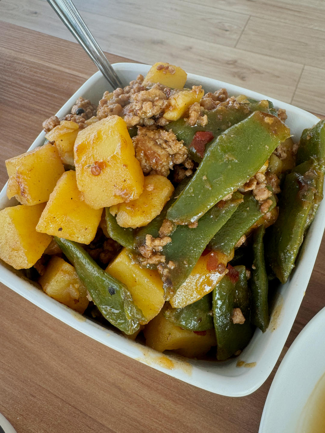 不吃两碗饭你找我！东北做法 酱炖芸豆土豆五花肉