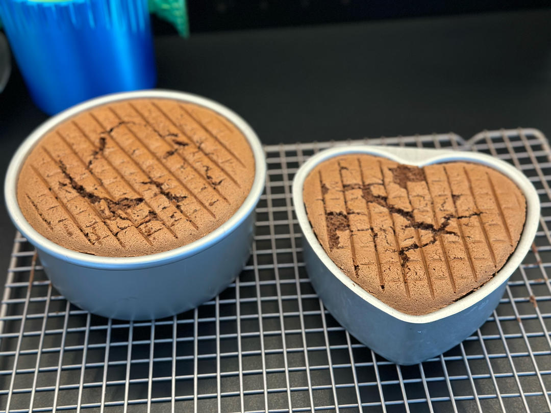 双倍浓郁不消泡巧克力戚风