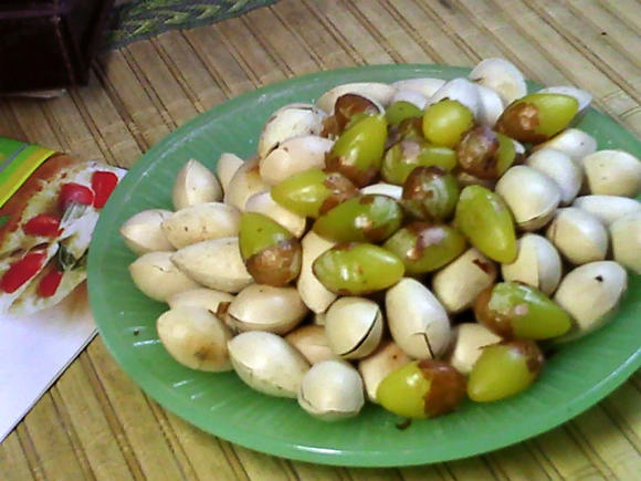 烤白果