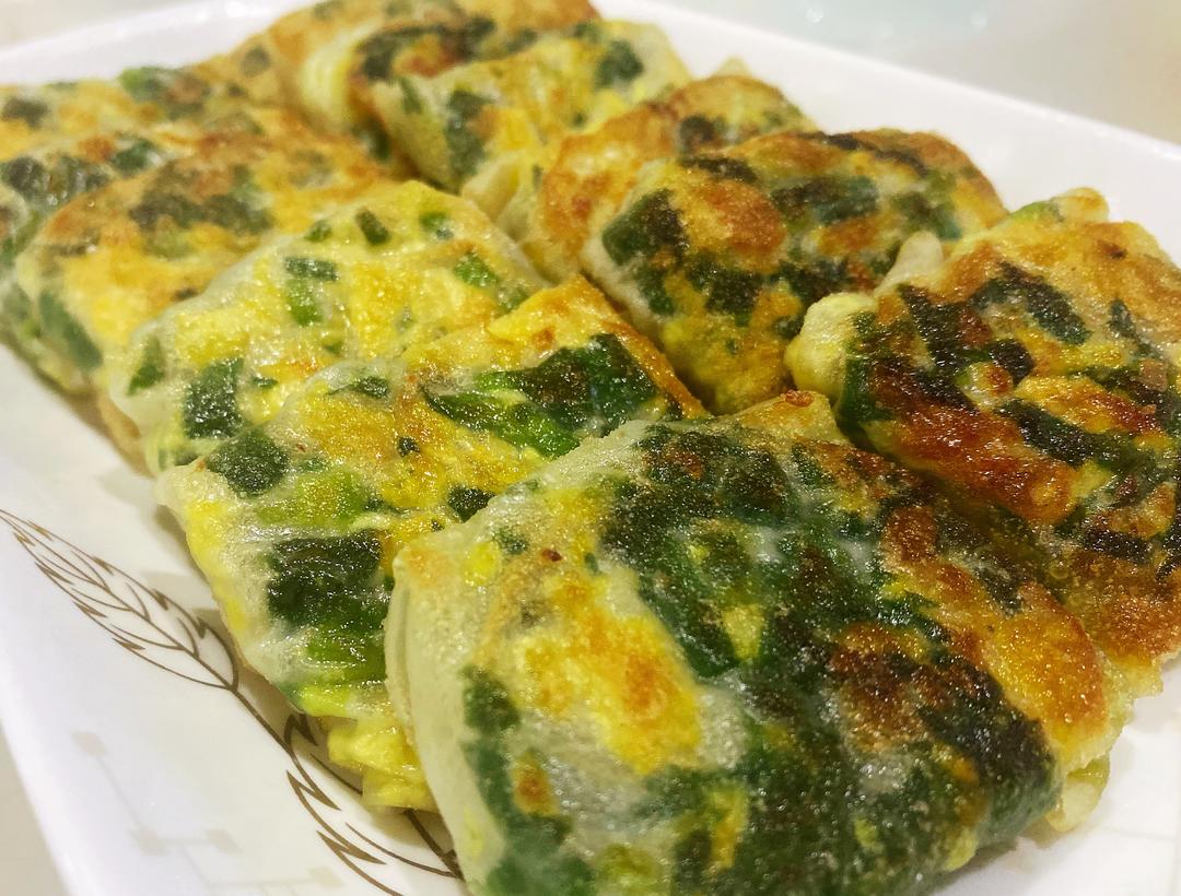 饺子皮韭菜鸡蛋盒子