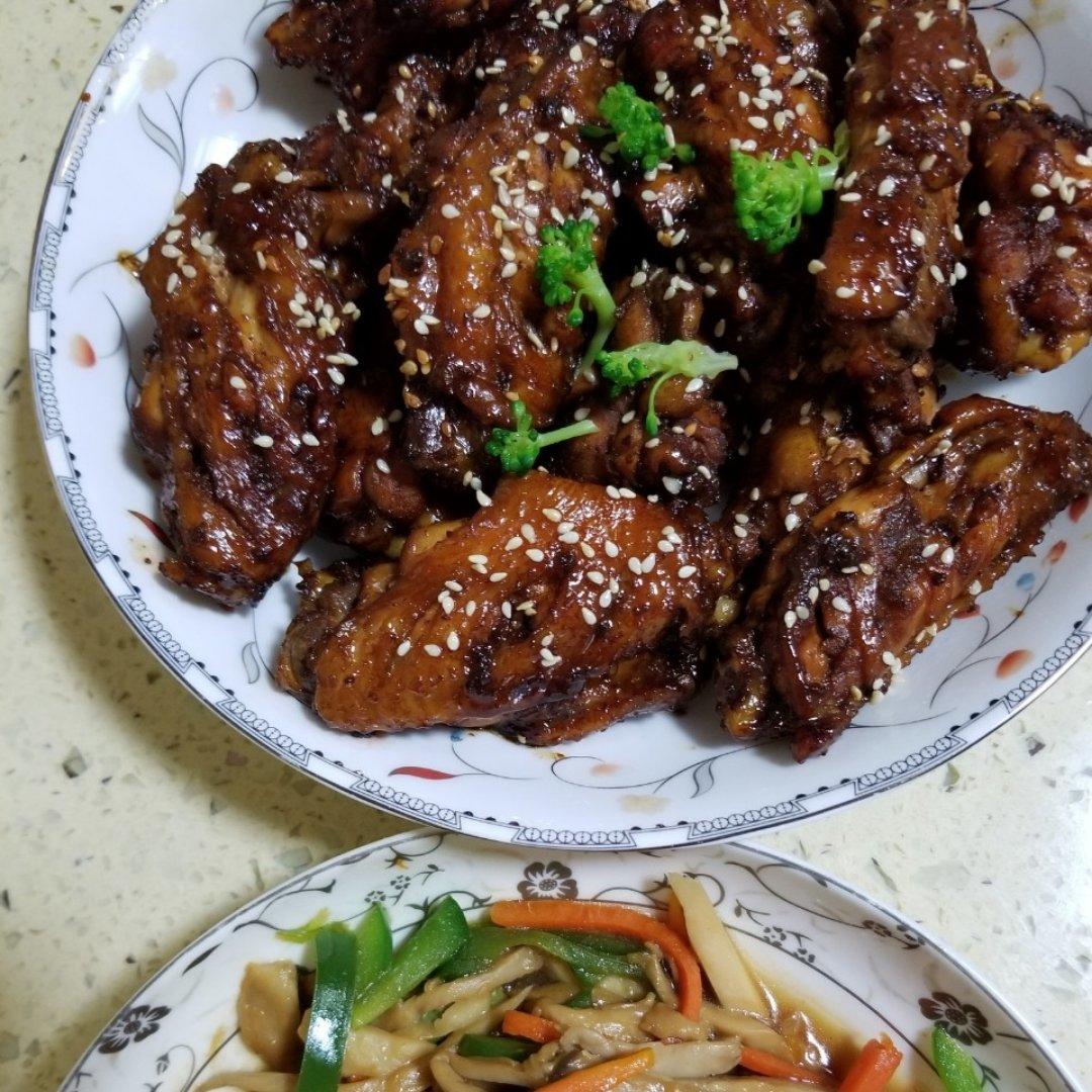 【电饭煲蜜汁鸡翅】