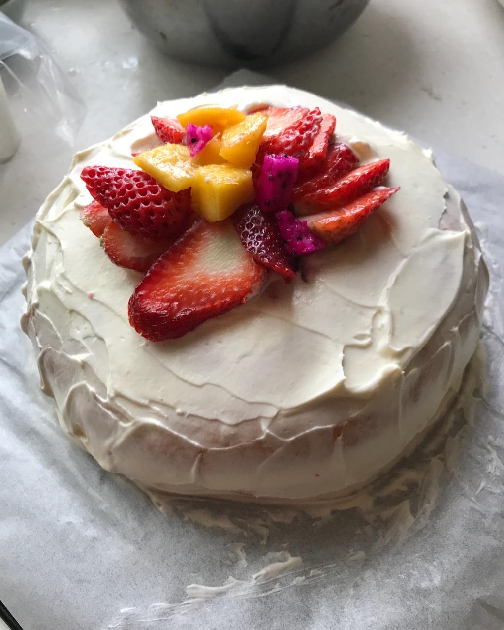 6寸戚风蛋糕（2蛋）