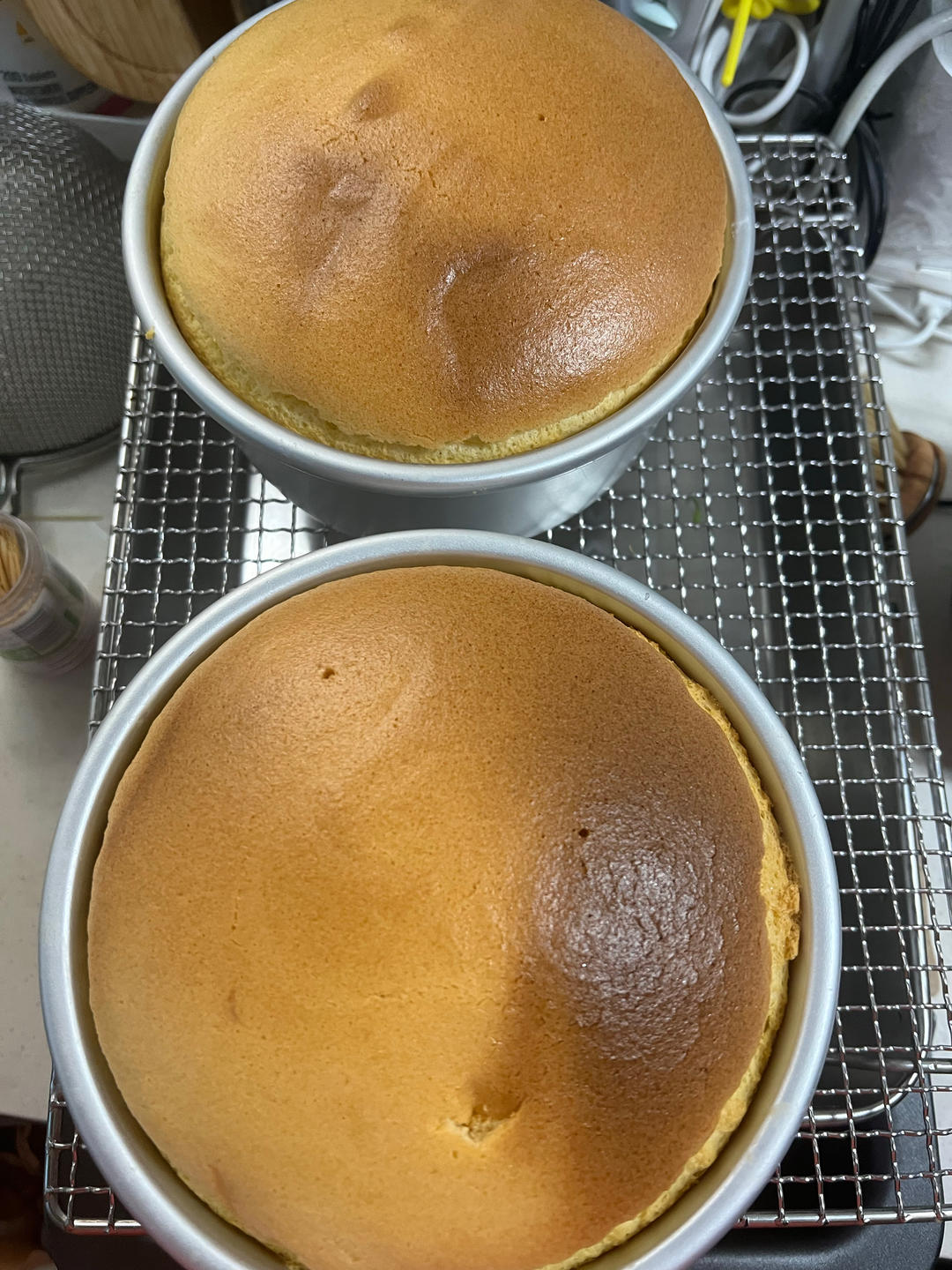 超柔软6寸戚风蛋糕(附8寸配方)零失败 超详细‼️含操作视频