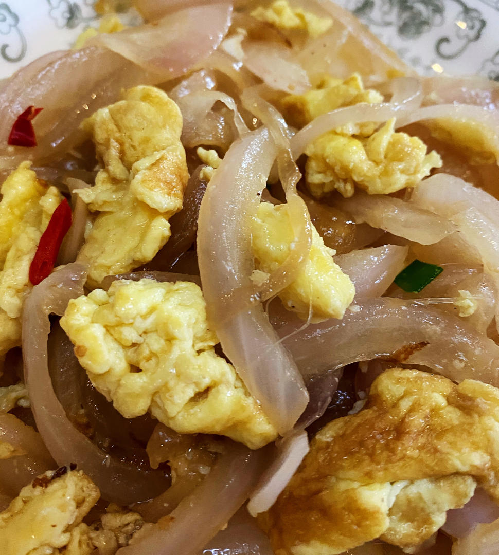 洋葱炒鸡蛋