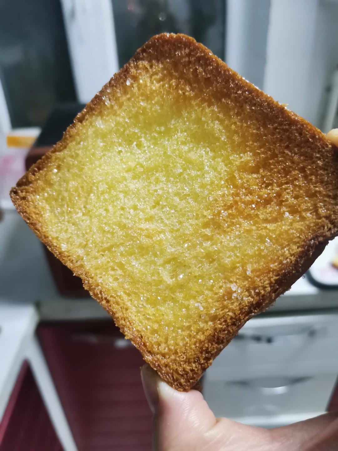 奶香蜂蜜烤吐司片