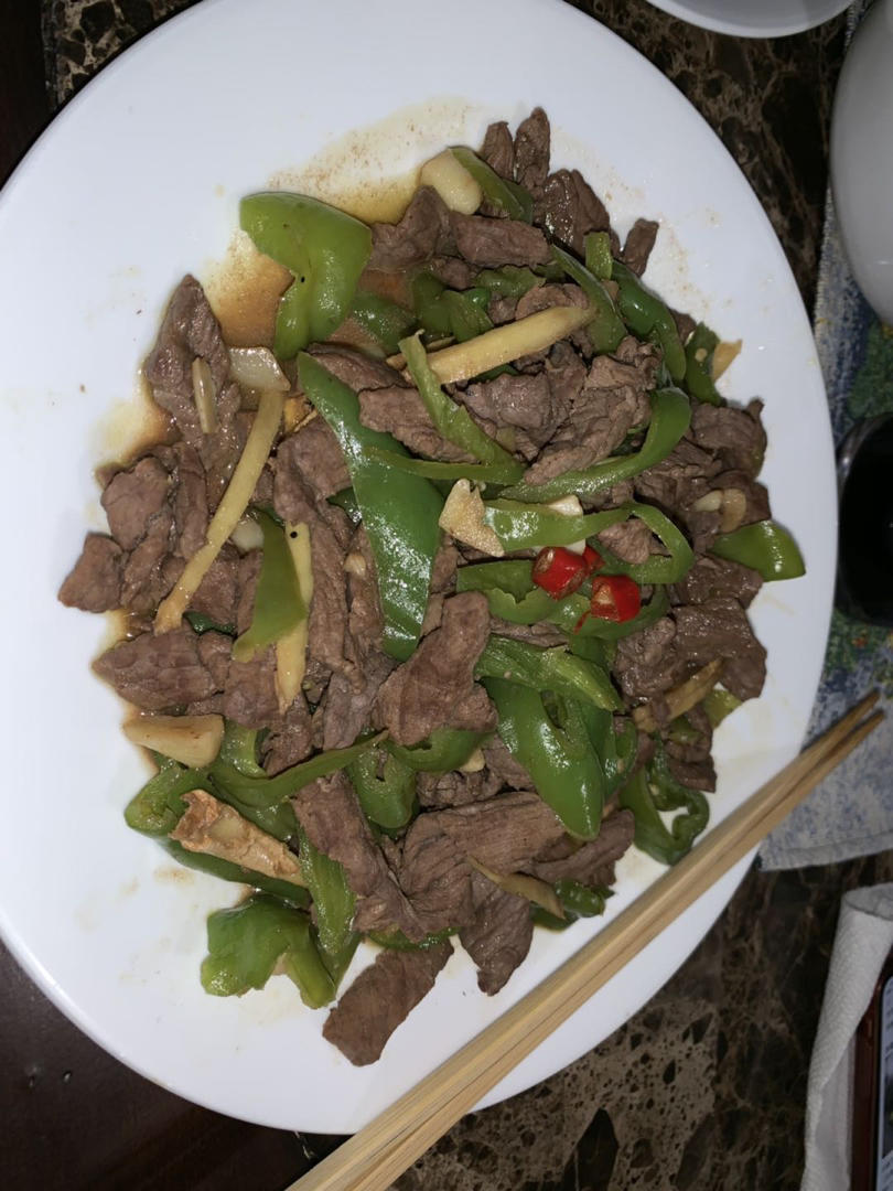 尖椒炒牛肉