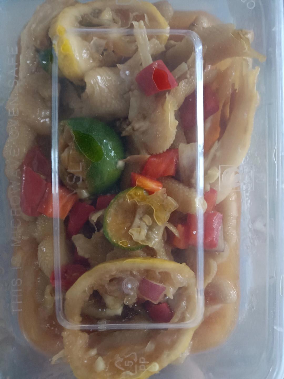 成功率100%正宗百香果柠檬🍋酸辣网红鸡爪