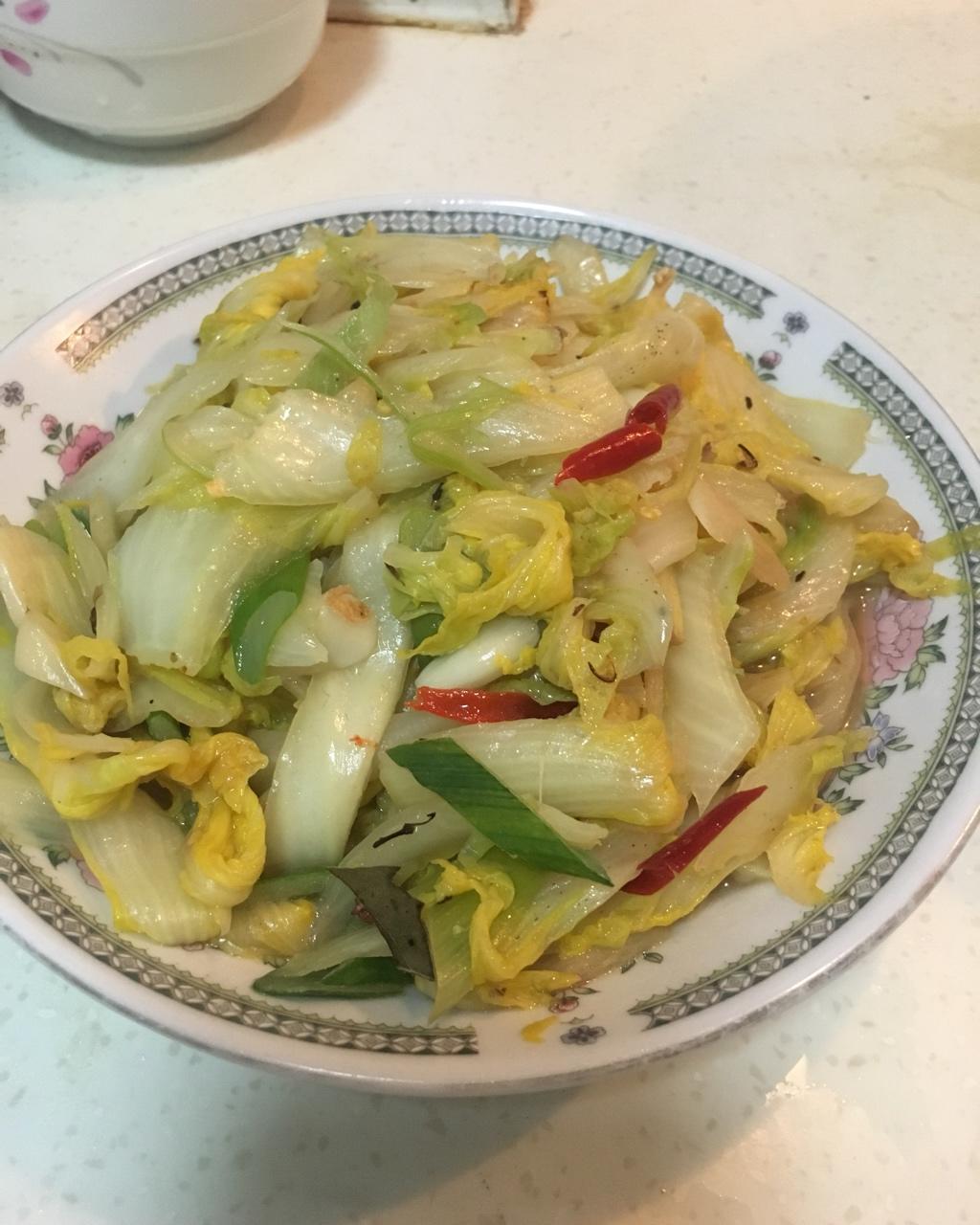 酸辣娃娃菜