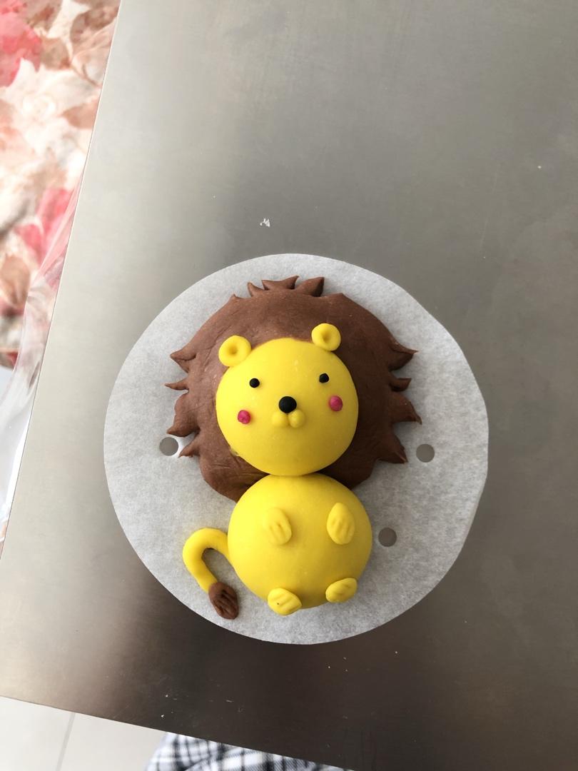 可爱造型馒头 胖嘟嘟小狮子