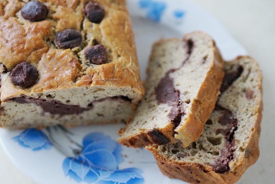 红豆香芋快手面包丨健康·烘焙