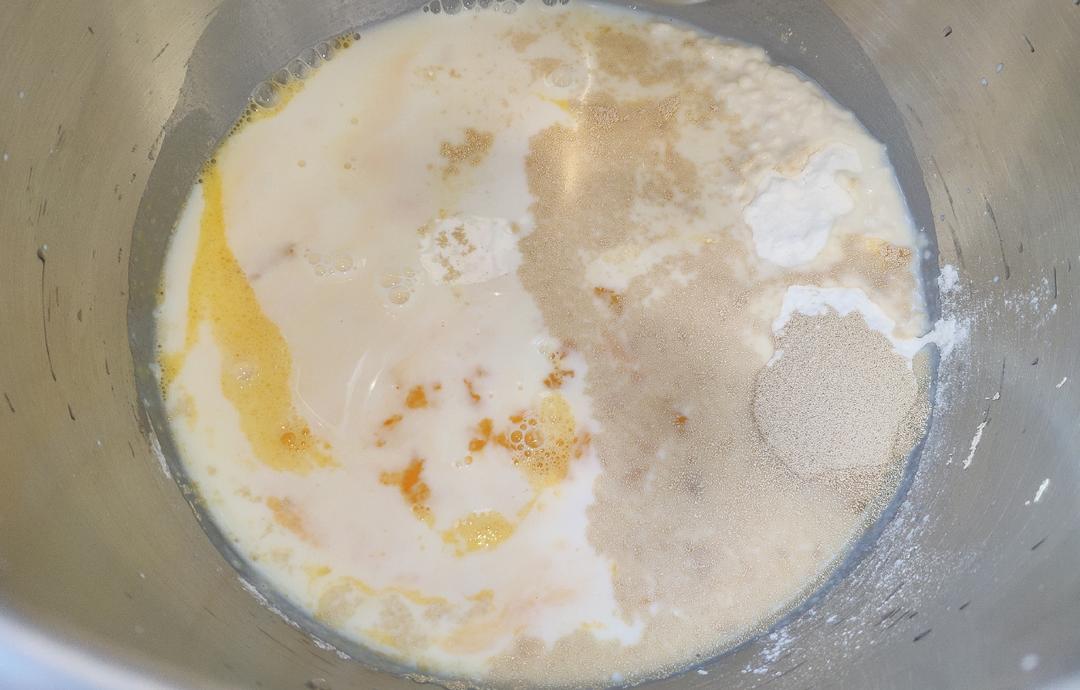 纯奶手撕吐司的做法 步骤1