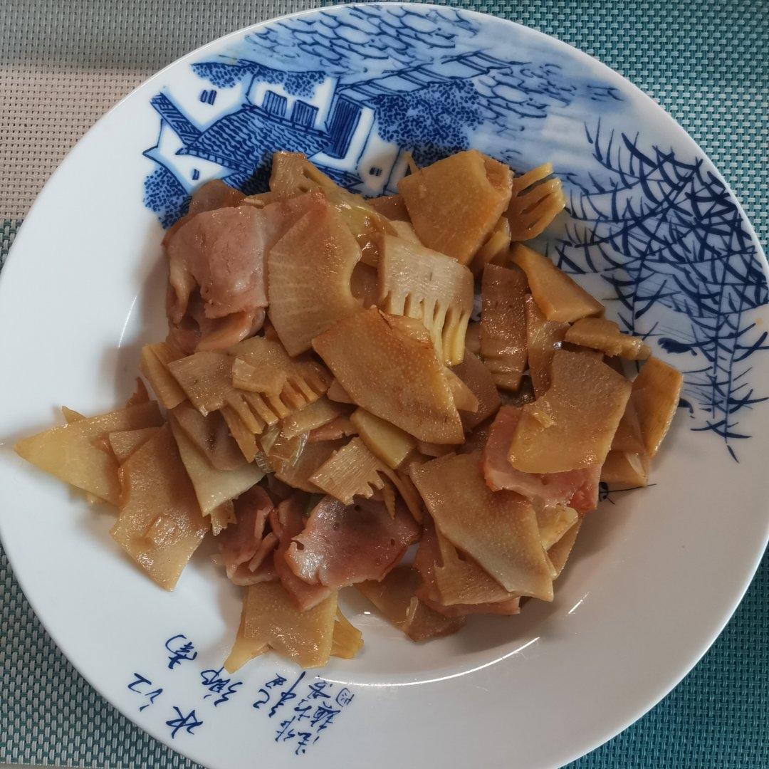 冬笋炒腊肉
