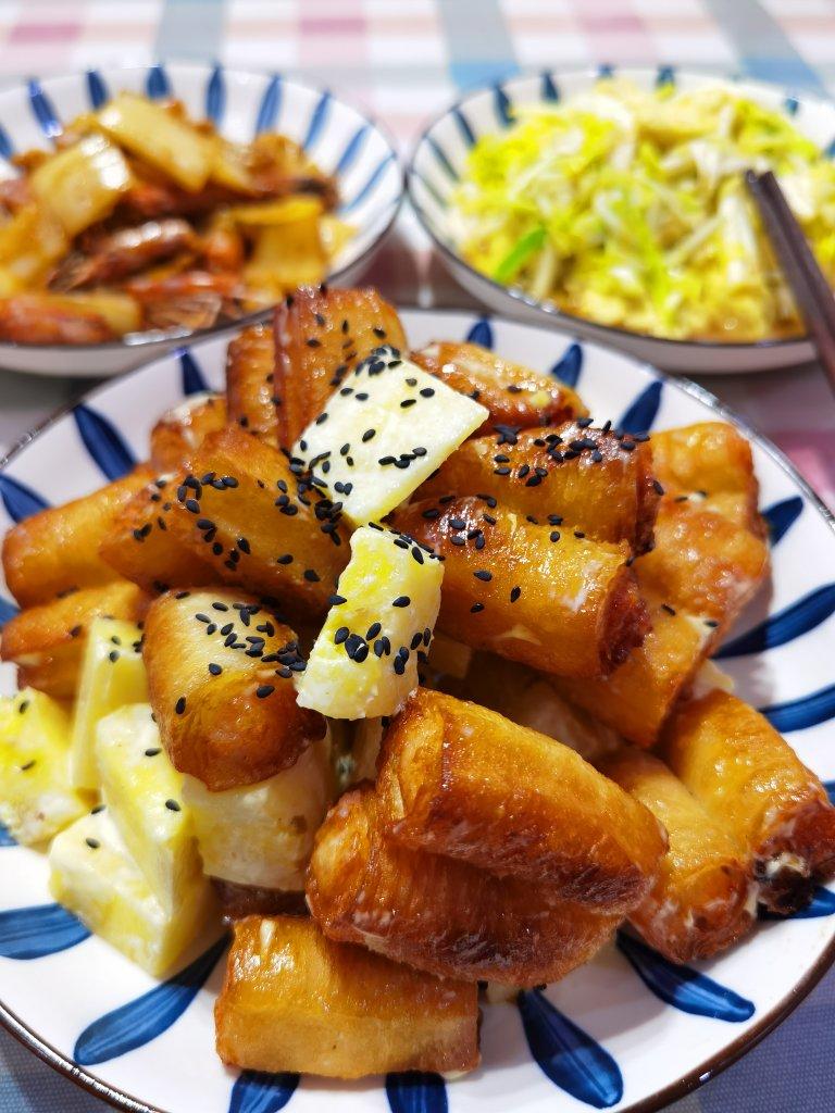 菠萝油条虾