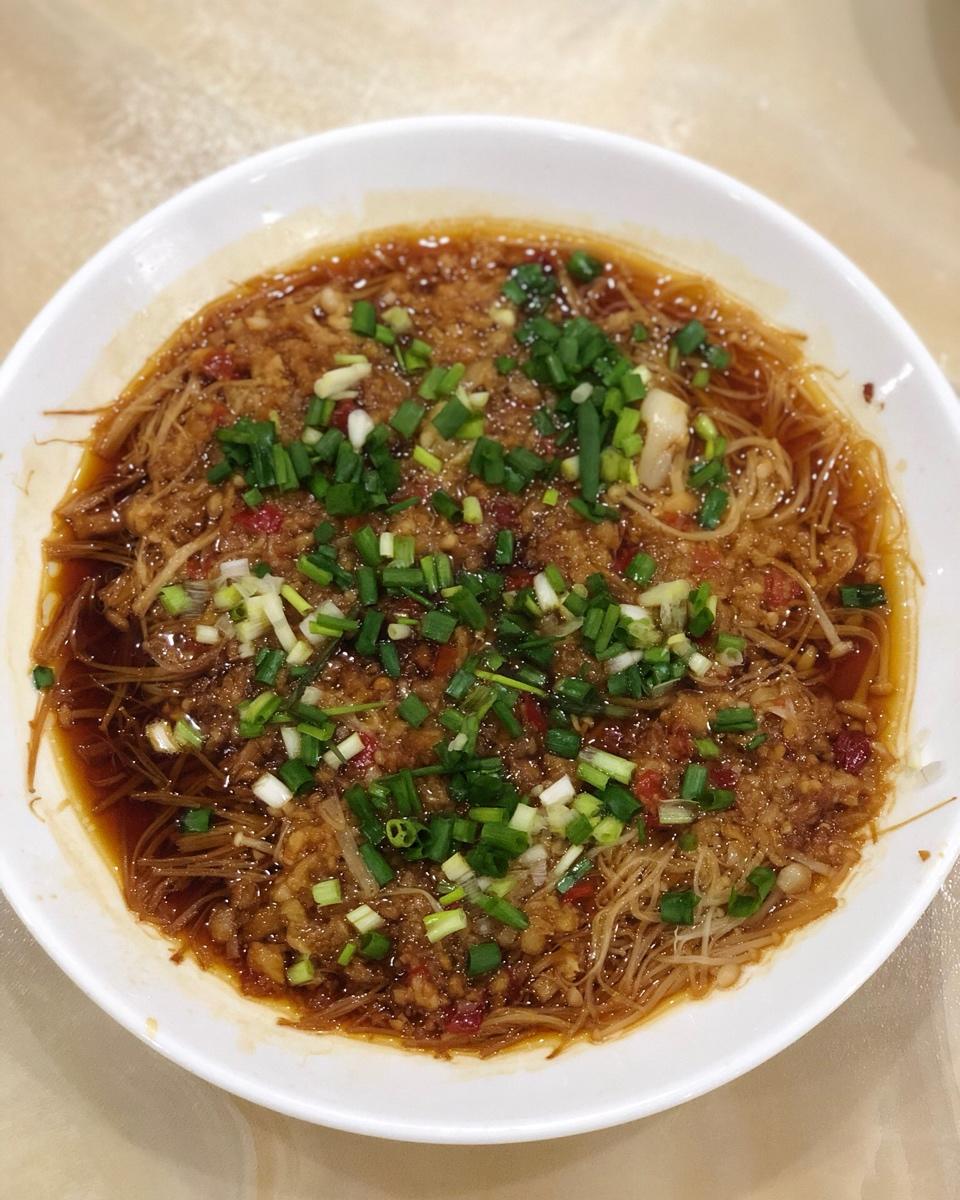 蒜蓉蒸金针菇