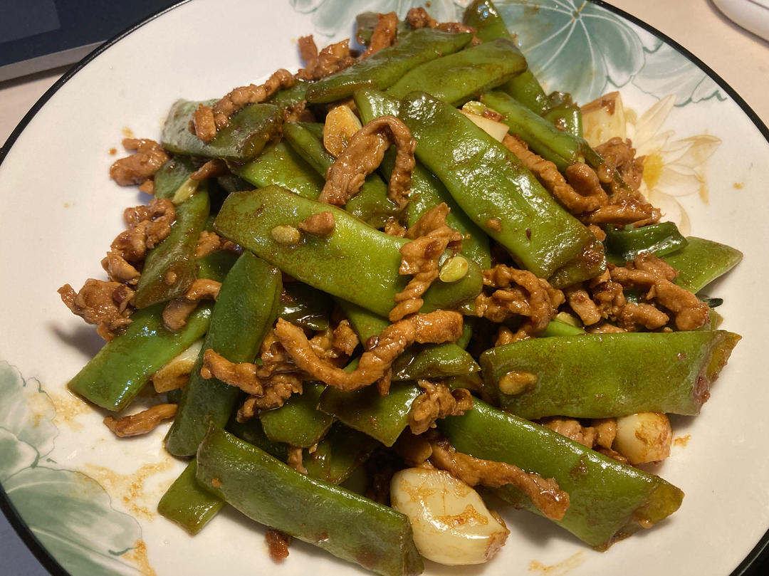 扁豆炒肉丝