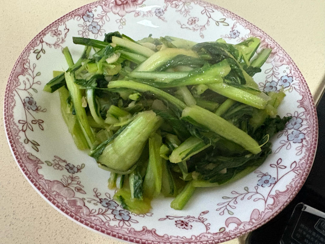 蒜蓉炒迟菜心