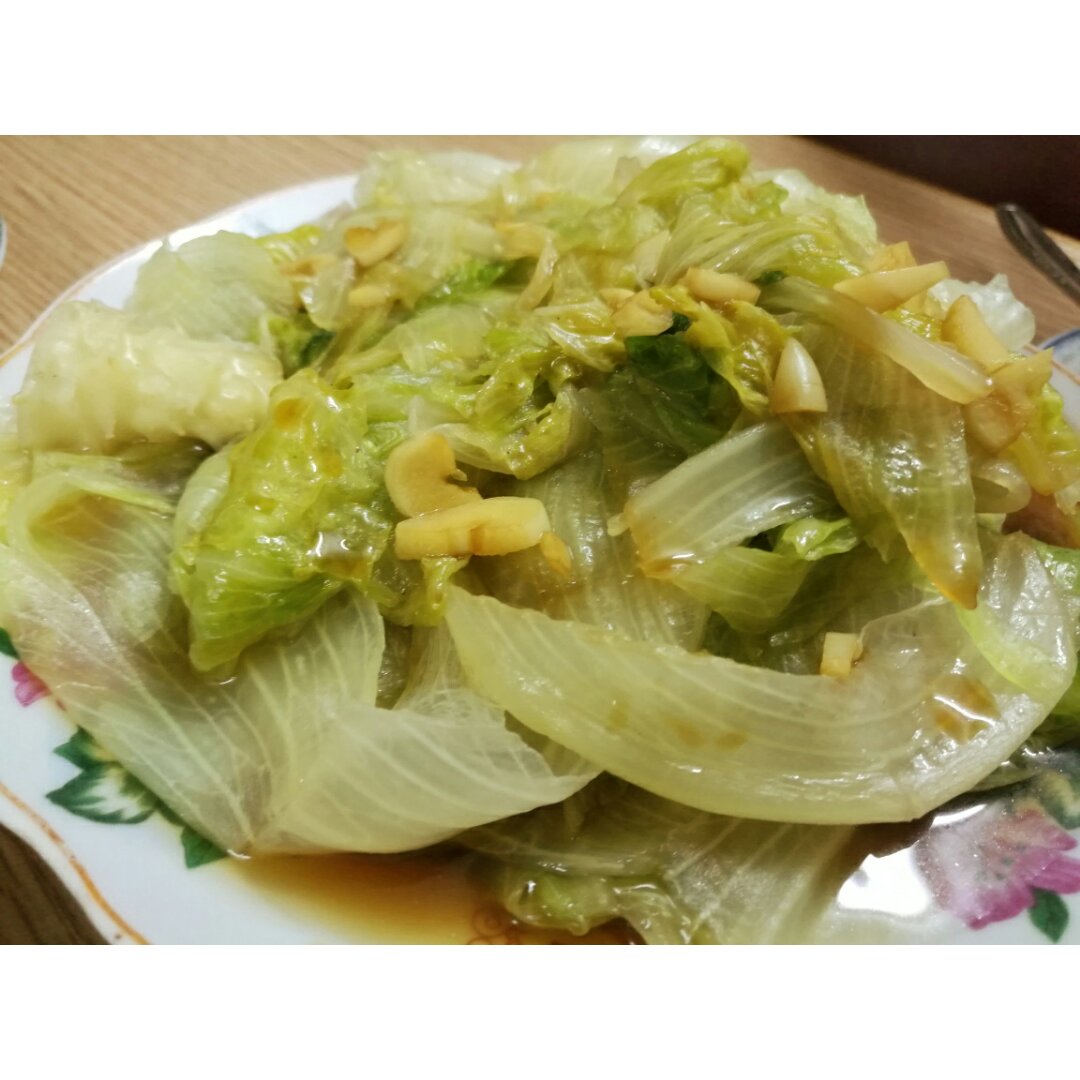 白灼西生菜
