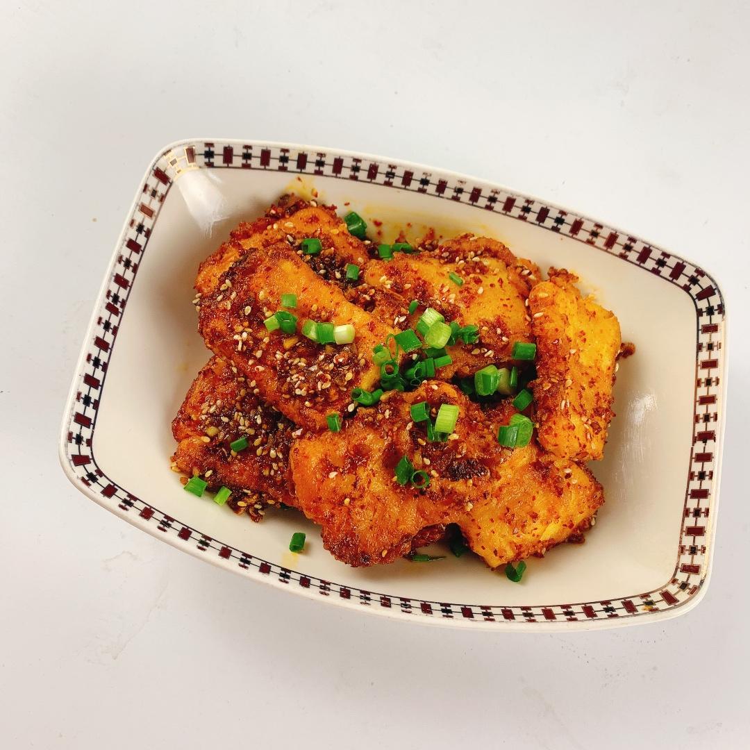 完胜路边摊：香煎孜然豆腐